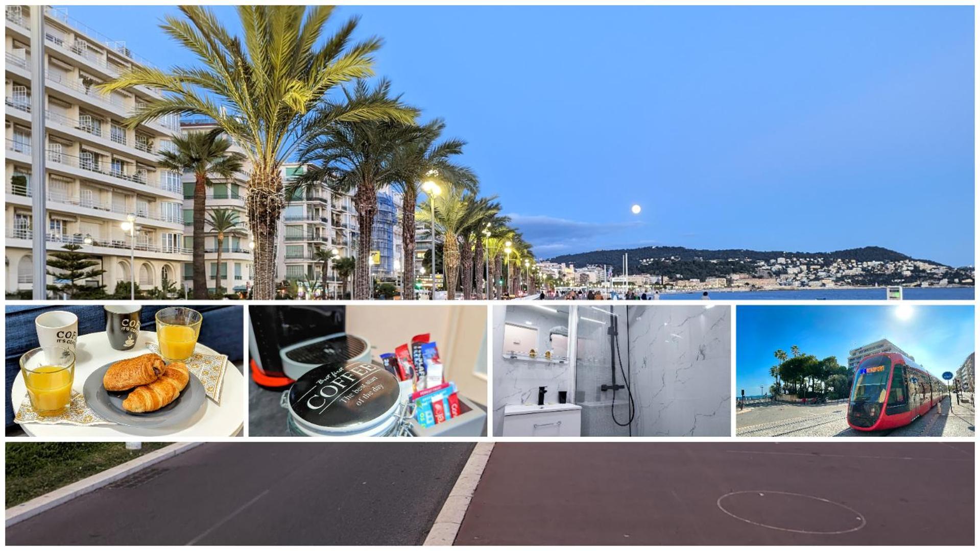 1 Min To The Beach Apartment - Kitchen - Tramway - Air Conditioner - Wifi - Promenade Des Anglais Nice Exterior photo